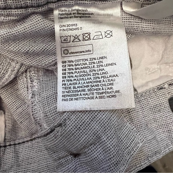 H&M Boys pants, Roll up pants, dress pants, color Gray size US 8-9Y summer vibes - Picture 8 of 8
